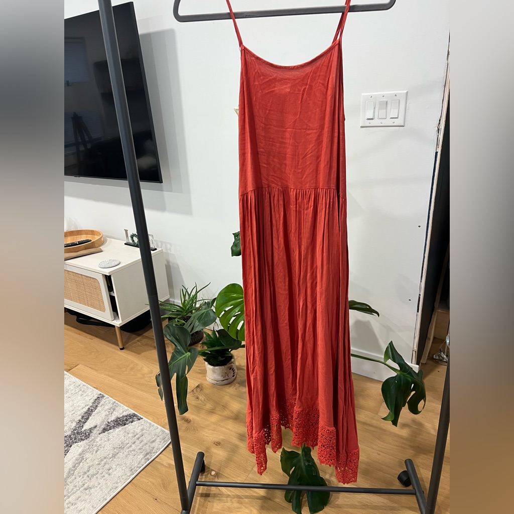 Women’s Free People Intimately Summer Lace Maxi Dress ~ Xs